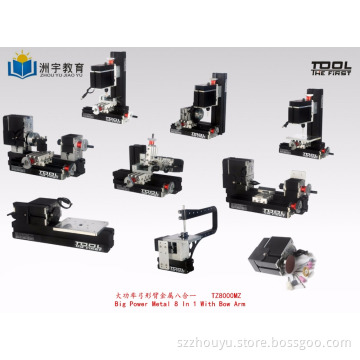 Factory Sales Big Power Metal 8 In 1 With Bow Arm tool kit for hobby amateur